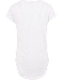 Build Your Brand Koszulka damska z wydłużonym zaokrąglonym tyłem Ladies´ Long Slub Tee