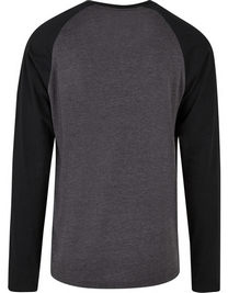 Build Your Brand Koszulka z długim rękawem Men´s Contrast Raglan Longsleeve T-Shirt