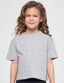 Build Your Brand BY114 Koszulka dziewczęca Girls Cropped Jersey Tee