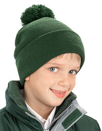 Result Winter Essentials 301.33 Dziecięca czapka zimowa z pomponem Pom Pom Beanie 