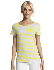 Koszulka SOL'S - L01399 Women´s Round Neck Striped T-Shirt Miles 
