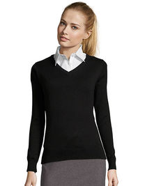 Sweter SOL'S - L411 Women´s V-Neck Sweater Galaxy